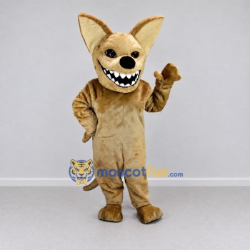 Custom Tan Canine Character Mascot Costume Adult Full Body Suit for Themed Parties Custom Tan Canine Character Mascot Costume Adult Full Body Suit for Themed Parties