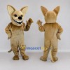 Custom Tan Canine Character Mascot Costume Adult Full Body Suit for Themed Parties Custom Tan Canine Character Mascot Costume Adult Full Body Suit for Themed Parties