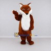 Custom Brown and White Fox Mascot Costume Adult Full Body Suit for Wildlife Events Custom Brown and White Fox Mascot Costume Adult Full Body Suit for Wildlife Events