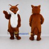 Custom Brown and White Fox Mascot Costume Adult Full Body Suit for Wildlife Events Custom Brown and White Fox Mascot Costume Adult Full Body Suit for Wildlife Events