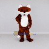 Custom Brown and White Fox Mascot Costume Adult Full Body Suit for School Events Custom Brown and White Fox Mascot Costume Adult Full Body Suit for School Events