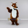 Custom Brown and White Fox Mascot Costume Adult Full Body Suit for School Events Custom Brown and White Fox Mascot Costume Adult Full Body Suit for School Events