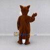 Custom Brown and White Fox Mascot Costume Adult Full Body Suit for School Events Custom Brown and White Fox Mascot Costume Adult Full Body Suit for School Events