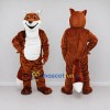 Custom Rust Brown and White Fox Mascot Costume Adult Full Body Suit for Wildlife Events Custom Rust Brown and White Fox Mascot Costume Adult Full Body Suit for Wildlife Events