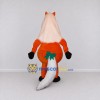 Custom Orange and White Fox Mascot Costume Adult Full Body Suit for School Events Custom Orange and White Fox Mascot Costume Adult Full Body Suit for School Events