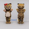 Custom Tan and Black Tabby Cat with Hair Bow Mascot Costume Adult Full Body Suit for Pet Events Custom Tan and Black Tabby Cat with Hair Bow Mascot Costume Adult Full Body Suit for Pet Events