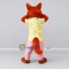Custom Orange Yellow and Pink Fox in Shirt and Tie Mascot Costume Adult Full Body Suit for Themed Parties Custom Orange Yellow and Pink Fox in Shirt and Tie Mascot Costume Adult Full Body Suit for Themed Parties