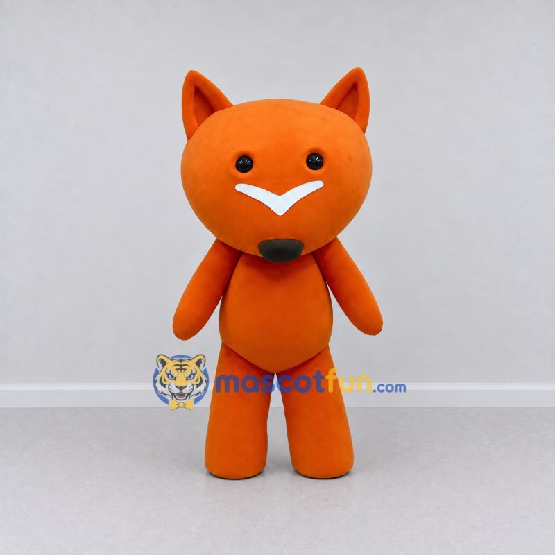 Custom Orange Fox Mascot Costume Adult Full Body Suit for School Events Custom Orange Fox Mascot Costume Adult Full Body Suit for School Events