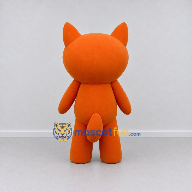Custom Orange Fox Mascot Costume Adult Full Body Suit for School Events Custom Orange Fox Mascot Costume Adult Full Body Suit for School Events