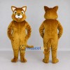 Custom Golden Brown Cat Mascot Costume Adult Full Body Suit for Pet Events Custom Golden Brown Cat Mascot Costume Adult Full Body Suit for Pet Events