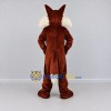 Custom Dark Brown and Cream Fox Mascot Costume Adult Full Body Suit for Wildlife Events