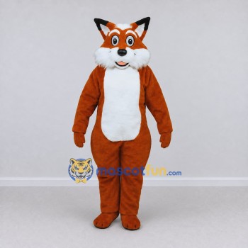 Custom Orange and White Fox Mascot Costume Adult Full Body Suit for Wildlife Events Custom Orange and White Fox Mascot Costume Adult Full Body Suit for Wildlife Events