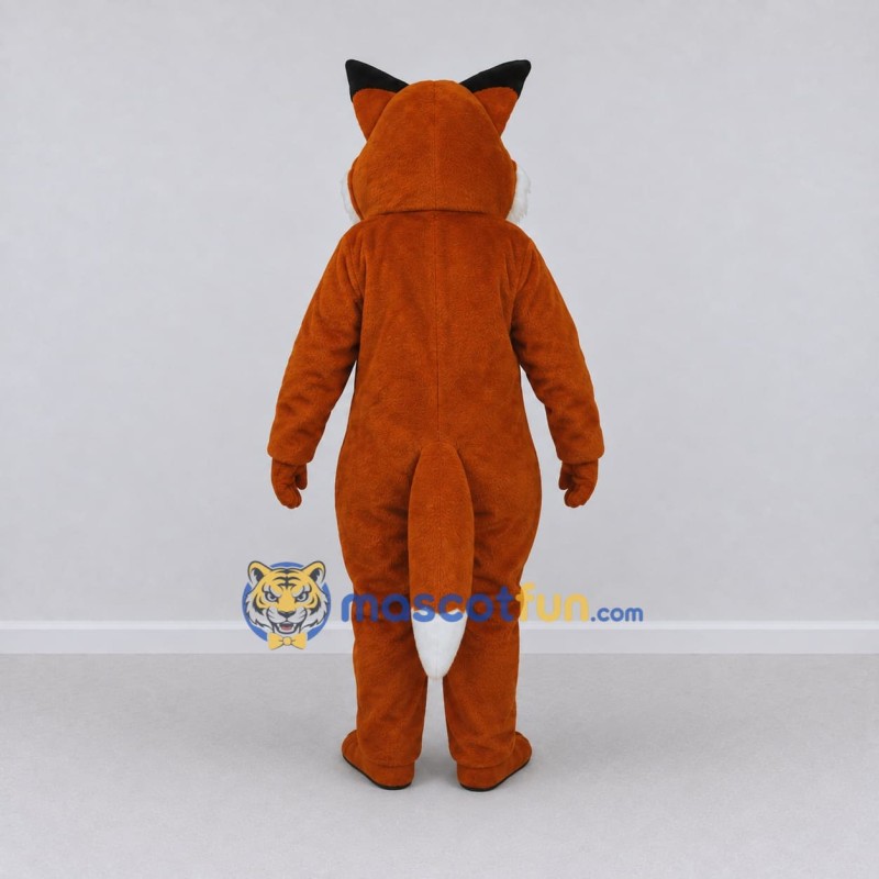 Custom Orange and White Fox Mascot Costume Adult Full Body Suit for Wildlife Events Custom Orange and White Fox Mascot Costume Adult Full Body Suit for Wildlife Events
