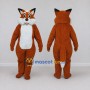 Custom Orange and White Fox Mascot Costume Adult Full Body Suit for Wildlife Events
