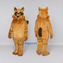 Custom Golden Brown Canine Character Mascot Costume Adult Full Body Suit for Wildlife Events