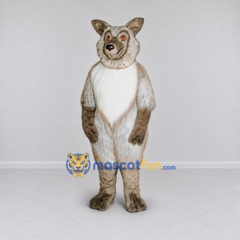 Custom Gray and White Wolf Mascot Costume Adult Full Body Suit for Wildlife Events Custom Gray and White Wolf Mascot Costume Adult Full Body Suit for Wildlife Events