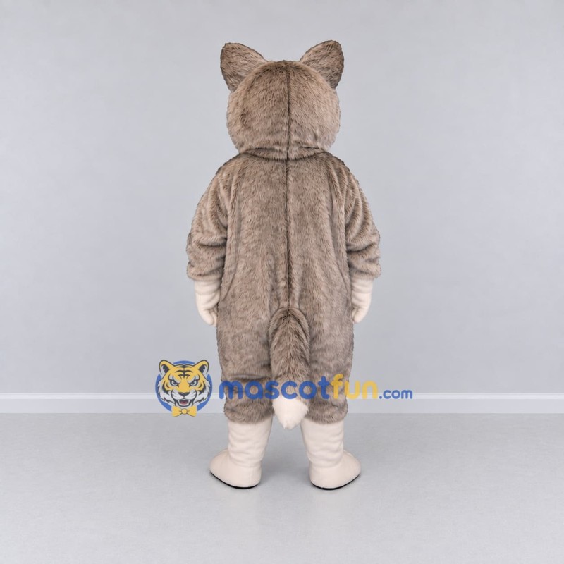 Custom Gray and White Husky Dog Mascot Costume Adult Full Body Suit for Pet Events Custom Gray and White Husky Dog Mascot Costume Adult Full Body Suit for Pet Events