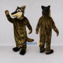 Custom Brown Black and Tan German Shepherd Dog Mascot Costume Adult Full Body Suit for Pet Events
