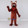 Custom Reddish Brown Dog Mascot Costume Adult Full Body Suit for School Events Custom Reddish Brown Dog Mascot Costume Adult Full Body Suit for School Events