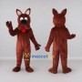 Custom Reddish Brown Dog Mascot Costume Adult Full Body Suit for School Events