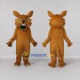 Custom Tan Wild Cat Mascot Costume Adult Full Body Suit for Wildlife Events