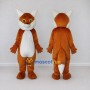 Custom Orange and White Fox Mascot Costume Adult Full Body Suit for Wildlife Events