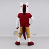 Custom White Red and Yellow Horse in Sportswear Mascot Costume Adult Full Body Suit for Sports Events Custom White Red and Yellow Horse in Sportswear Mascot Costume Adult Full Body Suit for Sports Events
