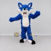 Custom Blue and White Fox Mascot Costume Adult Full Body Suit for School Events Custom Blue and White Fox Mascot Costume Adult Full Body Suit for School Events