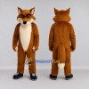 Custom Brown and Cream Fox Mascot Costume Adult Full Body Suit for Wildlife Events Custom Brown and Cream Fox Mascot Costume Adult Full Body Suit for Wildlife Events