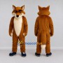 Custom Brown and Cream Fox Mascot Costume Adult Full Body Suit for Wildlife Events