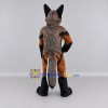 Custom Brown Black and White Fox Mascot Costume Adult Full Body Suit for Wildlife Events