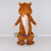 Custom Brown and Cream Rodent Mascot Costume Adult Full Body Suit for School Events Custom Brown and Cream Rodent Mascot Costume Adult Full Body Suit for School Events
