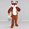 Custom Brown and White Fox Mascot Costume Adult Full Body Suit for Wildlife Events Custom Brown and White Fox Mascot Costume Adult Full Body Suit for Wildlife Events