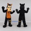 Custom Black and Tan Dog Mascot Costume Adult Full Body Suit for School Events Custom Black and Tan Dog Mascot Costume Adult Full Body Suit for School Events
