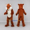 Custom Rust Brown and White Fox Mascot Costume Adult Full Body Suit for Wildlife Events Custom Rust Brown and White Fox Mascot Costume Adult Full Body Suit for Wildlife Events