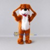 Custom Orange and White Shaggy Dog Mascot Costume Adult Full Body Suit for Pet Events Custom Orange and White Shaggy Dog Mascot Costume Adult Full Body Suit for Pet Events