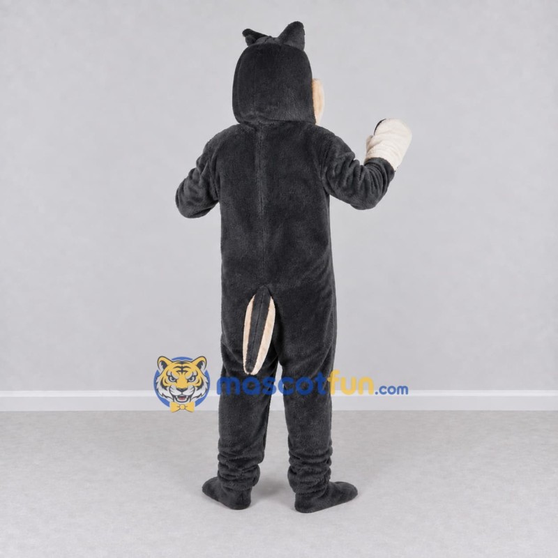 Custom Black and Tan Squirrel Mascot Costume Adult Full Body Suit for Pet Events Custom Black and Tan Squirrel Mascot Costume Adult Full Body Suit for Pet Events