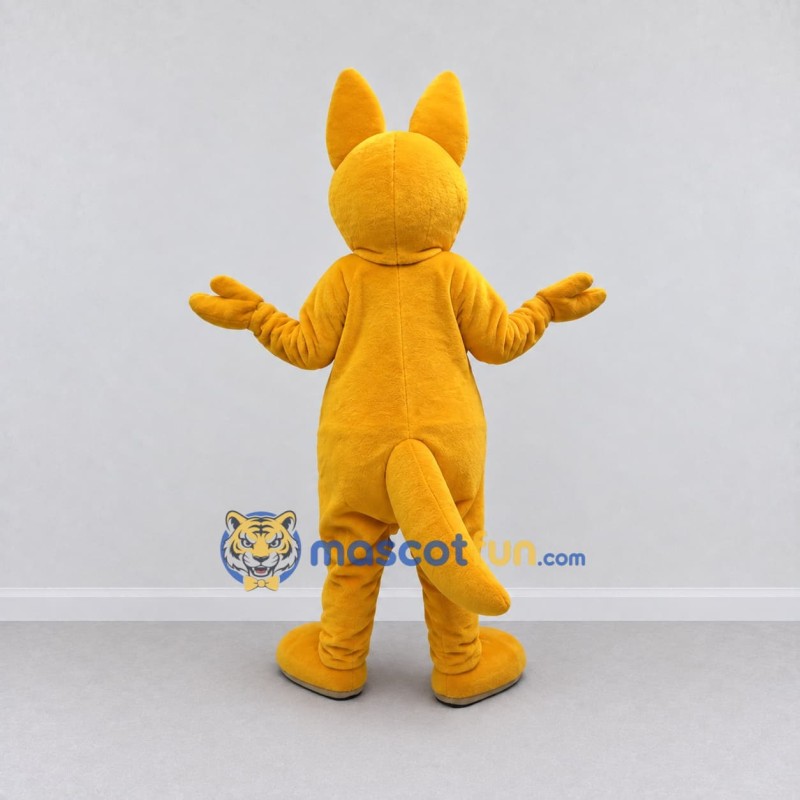 Custom Yellow Dog Mascot Costume Adult Full Body Suit for School Events Custom Yellow Dog Mascot Costume Adult Full Body Suit for School Events