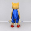 Custom Yellow and Blue Cat in Sportswear Mascot Costume Adult Full Body Suit for Sports Events Custom Yellow and Blue Cat in Sportswear Mascot Costume Adult Full Body Suit for Sports Events