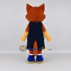 Custom Orange and Navy Blue Fox in Sportswear Mascot Costume Adult Full Body Suit for Sports Events Custom Orange and Navy Blue Fox in Sportswear Mascot Costume Adult Full Body Suit for Sports Events