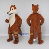 Custom Brown and White Fox Mascot Costume Adult Full Body Suit for Wildlife Events Custom Brown and White Fox Mascot Costume Adult Full Body Suit for Wildlife Events