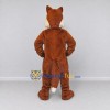 Custom Brown and White Fox Mascot Costume Adult Full Body Suit for Wildlife Events Custom Brown and White Fox Mascot Costume Adult Full Body Suit for Wildlife Events