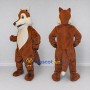 Custom Brown and White Fox Mascot Costume Adult Full Body Suit for Wildlife Events