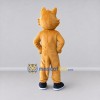 Custom Tan Canine Character Mascot Costume Adult Full Body Suit for School Events Custom Tan Canine Character Mascot Costume Adult Full Body Suit for School Events