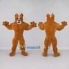 Custom Brown Muscular Animal Character Mascot Costume Adult Full Body Suit for Sports Events