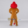 Custom Tan and Red Lion Mascot Costume Adult Full Body Suit for School Events Custom Tan and Red Lion Mascot Costume Adult Full Body Suit for School Events