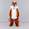 Custom Brown and Yellow Squirrel in Vest Mascot Costume Adult Full Body Suit for School Events Custom Brown and Yellow Squirrel in Vest Mascot Costume Adult Full Body Suit for School Events