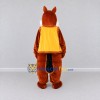 Custom Brown and Yellow Squirrel in Vest Mascot Costume Adult Full Body Suit for School Events Custom Brown and Yellow Squirrel in Vest Mascot Costume Adult Full Body Suit for School Events