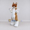 Custom Tan and White Rabbit Mascot Costume Adult Full Body Suit for Easter Events Custom Tan and White Rabbit Mascot Costume Adult Full Body Suit for Easter Events