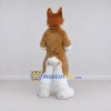 Custom Tan and White Rabbit Mascot Costume Adult Full Body Suit for Easter Events Custom Tan and White Rabbit Mascot Costume Adult Full Body Suit for Easter Events